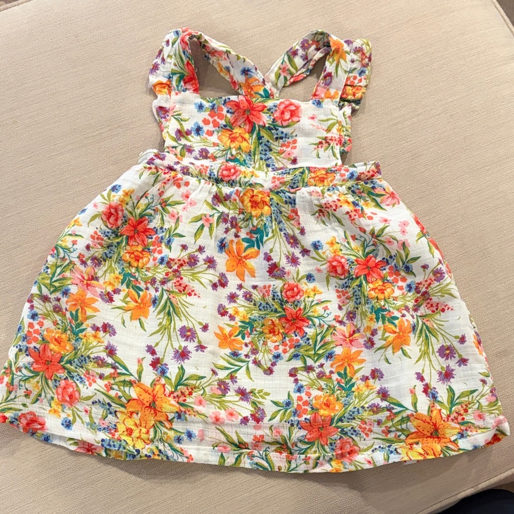 Angel Dear Multicolor Floral Kids Dress